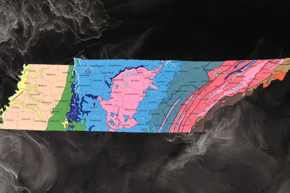Tennessee Geological Map