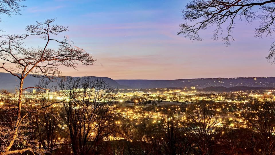 Picture of Missionary Ridge in Chattanooga.